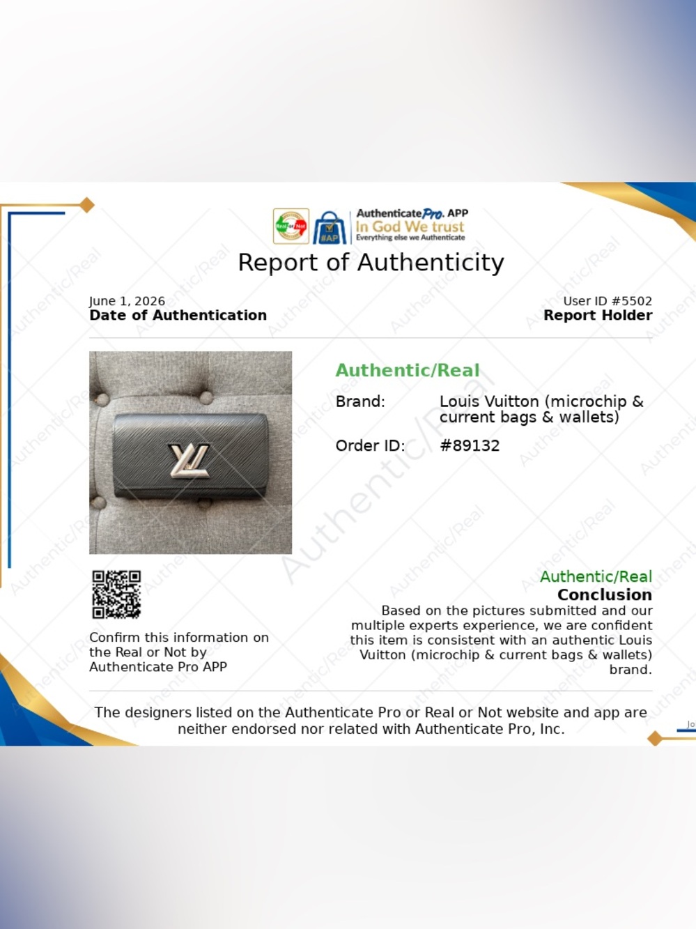Authentic Louis Vuitton Black Epi Leather Wallet with Silver LV Emblem - Picture 4 of 9